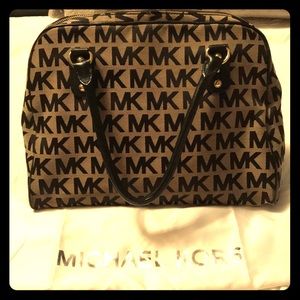 Black/Tan Michael Kors Handbag